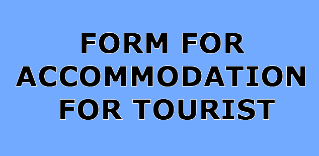 FORM FOR ACCOMMODATION